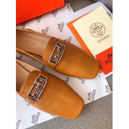 Replica Hermes Camel Gold H Buckle Loafer