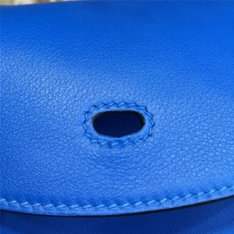 Replica Hermes Bright Blue Lindy 30 Bag