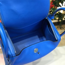 Replica Hermes Bright Blue Lindy 30 Bag