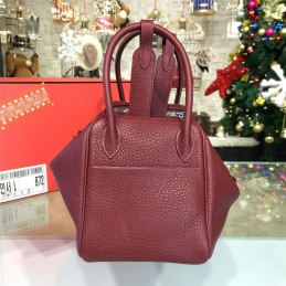 Replica Hermes Burgundy Lindy 26 Bag
