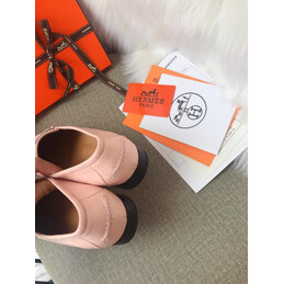 Replica Hermes Pink H Buckle Loafer