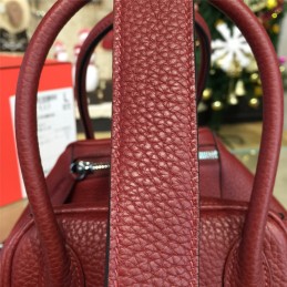 Replica Hermes Burgundy Lindy 26 Bag