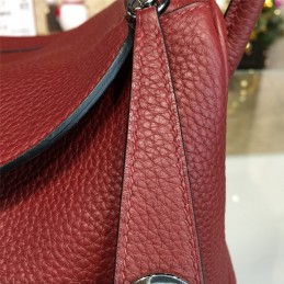 Replica Hermes Burgundy Lindy 26 Bag
