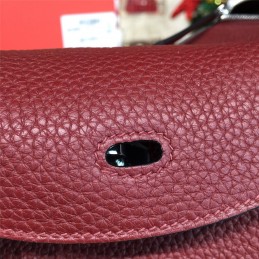 Replica Hermes Burgundy Lindy 26 Bag