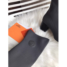 Replica Hermes Gray Knee High Boot