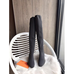 Replica Hermes Gray Knee High Boot