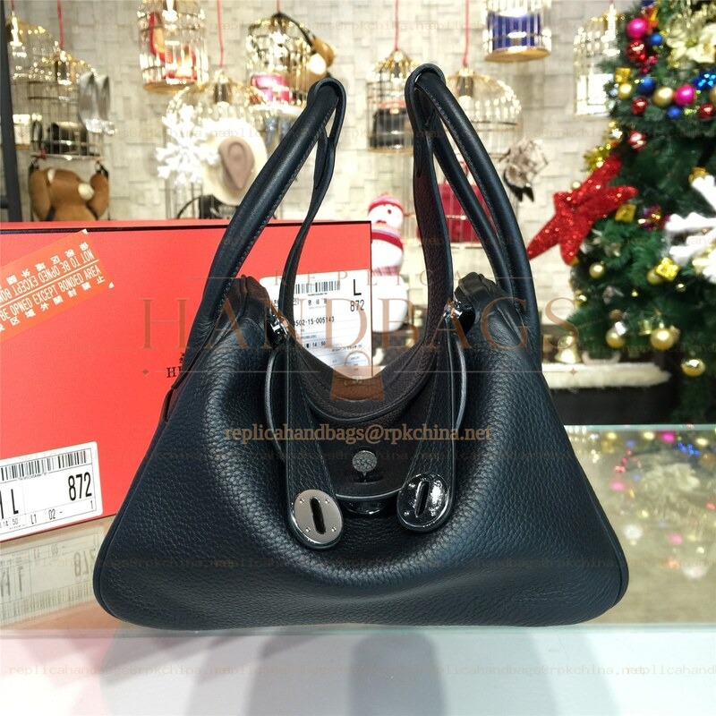Replica Hermes Black Lindy 26 Bag