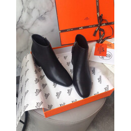Replica Hermes Black Ankle Boot