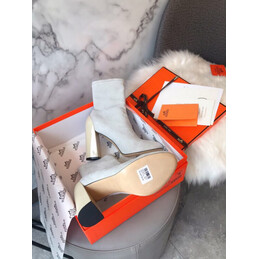 Replica Hermes Gray Ankle Boot