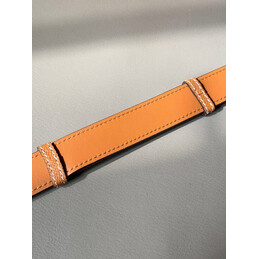 Hermes replica Tan Orange Kelly Buckle Reversible Leather Belt