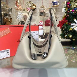Replica Hermes Beige Lindy 26 Bag