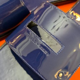 Replica Hermes Blue H Slide Sandal