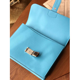 Replica Hermes Blue Tote Bag