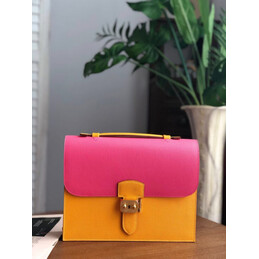 Replica Hermes Pink Orange Tote Bag