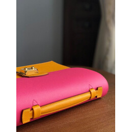 Replica Hermes Pink Orange Tote Bag