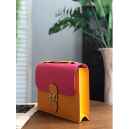Replica Hermes Pink Orange Tote Bag