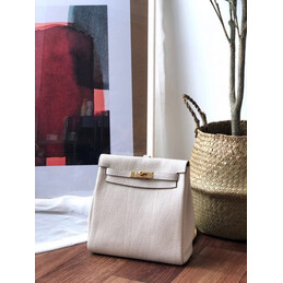 Replica Hermes White Kelly Ado 22 Bag