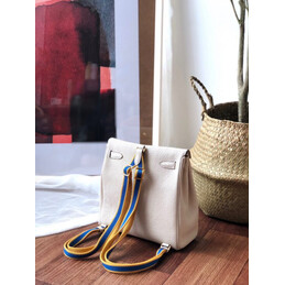Replica Hermes White Kelly Ado 22 Bag