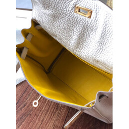 Replica Hermes White Kelly Ado 22 Bag