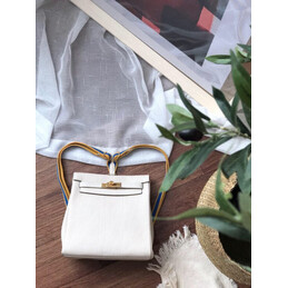 Replica Hermes White Kelly Ado 22 Bag