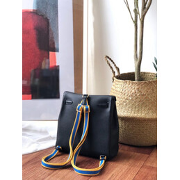 Replica Hermes Black Kelly Ado Bag