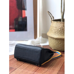 Replica Hermes Black Kelly Ado Bag
