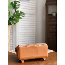 Replica Hermes Tan Multicolor Print Kelly Ado Bag