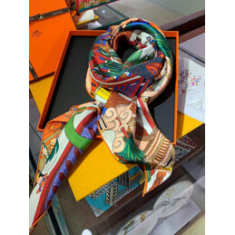 Replica Hermes Yellow Jungle Print 90cm Silk Scarf