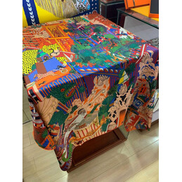 Replica Hermes Yellow Jungle Print 90cm Silk Scarf