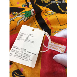 Replica Hermes Yellow Horse Print 90cm Silk Scarf