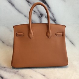 Replica Hermes Tan Blue Diamond Print Birkin 30 Bag