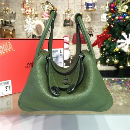 Replica Hermes Olive Green Lindy 26 Bag