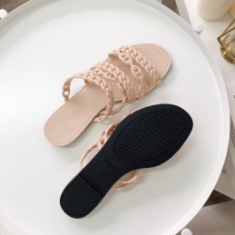 Replica Hermes Nude Chain Strap Flat Sandal