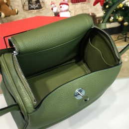 Replica Hermes Olive Green Lindy 26 Bag