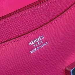 Replica Hermes Fuchsia Constance 24 Palladium Hardware Bag
