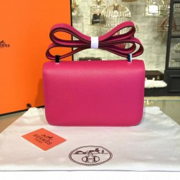 Replica Hermes Fuchsia Constance 24 Palladium Hardware Bag