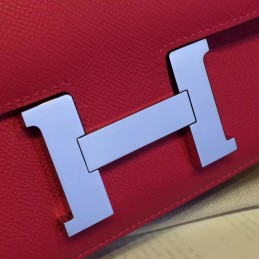 Replica Hermes Fuchsia Constance 24 Palladium Hardware Bag