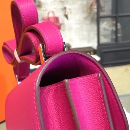 Replica Hermes Fuchsia Constance 24 Palladium Hardware Bag