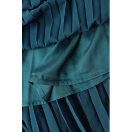 Replica Hermes Green Pleated Skirt Suit Set