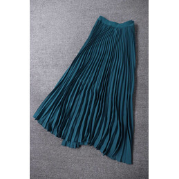 Replica Hermes Green Pleated Skirt Suit Set