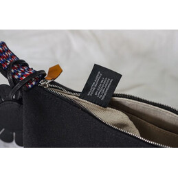 Replica Hermes Black Trousse Bride Pink Twilly Flower Charm Bag