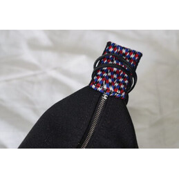 Replica Hermes Black Trousse Bride Pink Twilly Flower Charm Bag
