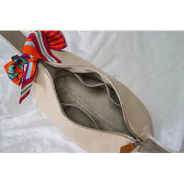 Replica Hermes Beige Trousse Bride Twilly Bag