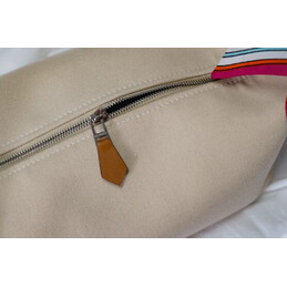 Replica Hermes Beige Trousse Bride Twilly Bag