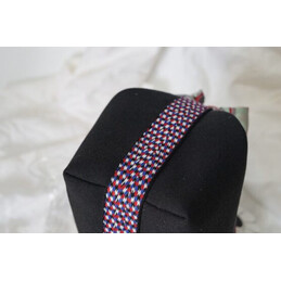 Replica Hermes Black Trousse Bride White Flower Charm Bag