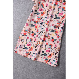Replica Hermes Pink Horse Print Dress