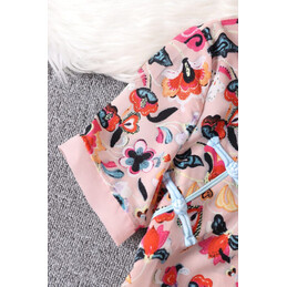 Replica Hermes Pink Horse Print Dress