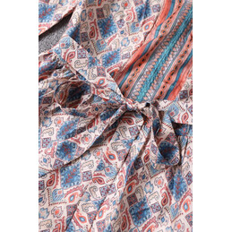 Replica Hermes Gray Scarf Print Dress