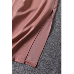 Replica Hermes Rose Pink Scarf Trim Sleeveless Dress