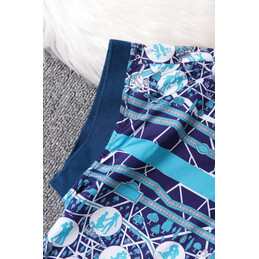 Replica Hermes Blue Scarf Print Sleeveless Shirt